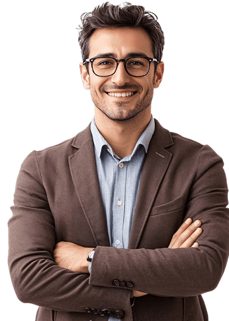 Business consultant providing advice